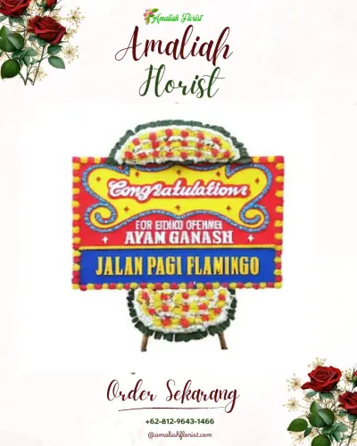 Bunga Papan Congratulation di Margaluyu